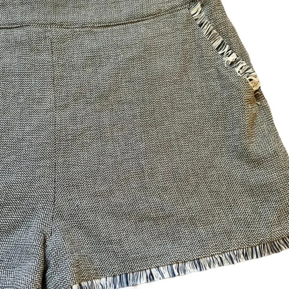 Ethereal Shorts by Paper Crane Knit Frayed Hem Blue Gray Size L - Picture 3 of 11